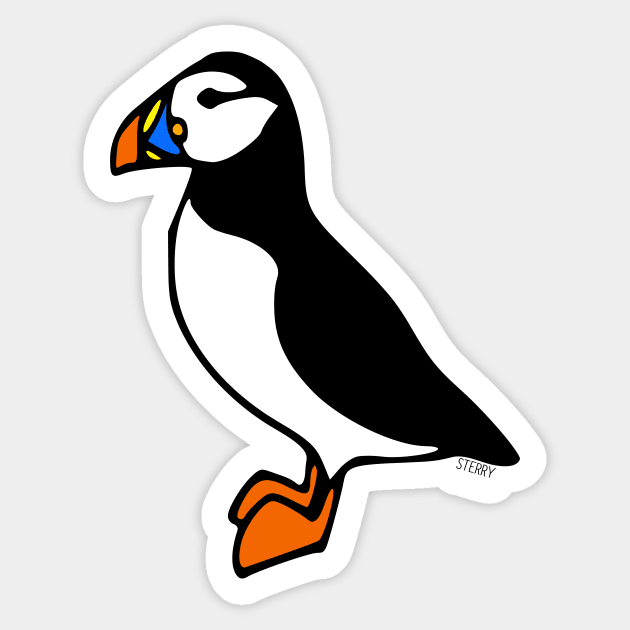 Puffin Sticker by SterryCartoons